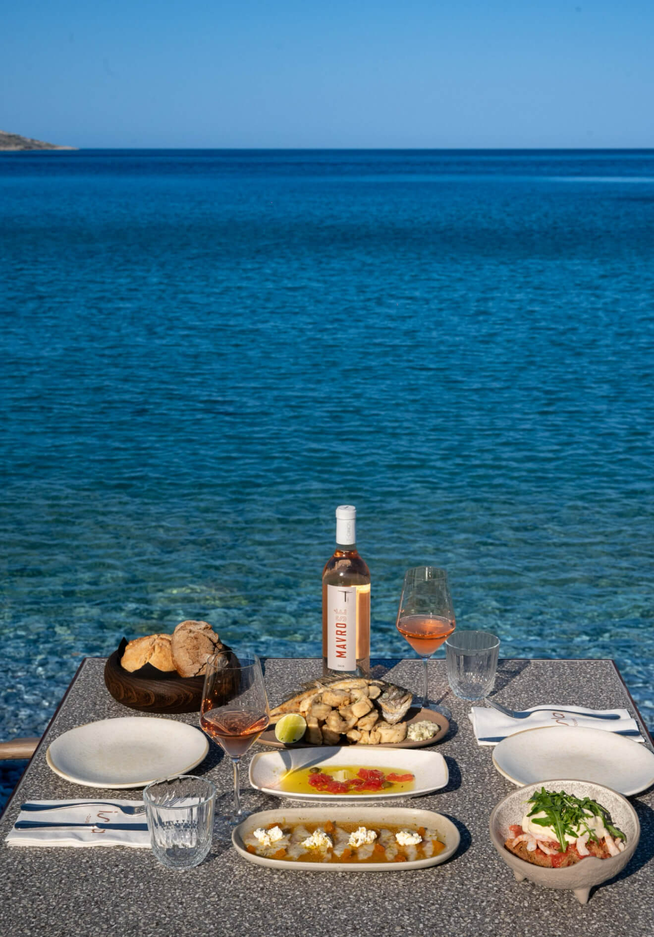 Dining by the Aegean Sea at Isla Cuisine, Plaka